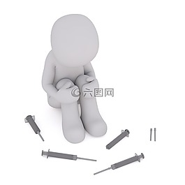 注射器,注入,pieksen