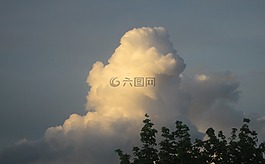 云,天空,傍晚的天空