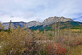 景观,洛矶山,加拿大