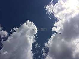 天空,云,藍(lán)色的天空