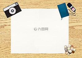 相機(jī),植物,辦公桌