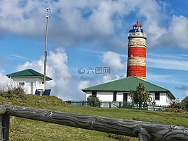 莫頓島,燈塔,景觀