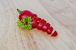 辣椒,特寫,烹飪