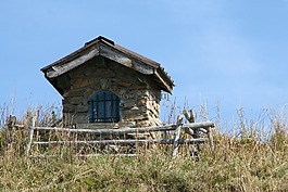 教堂,山,天空