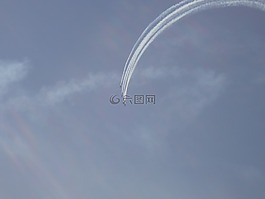 飛機(jī),天空,藍(lán)色