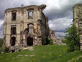 廢墟,城堡,老