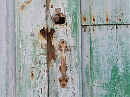 老門(mén)鎖,城堡,舊門(mén)