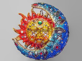太陽(yáng),月亮,裝飾
