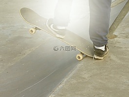 冰刀,滑冰,男孩