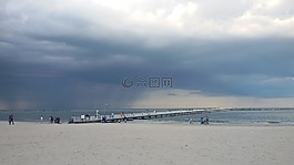 水,海,海灘