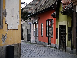 城市,街,匈牙利