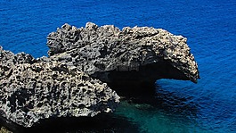 石,海,藍(lán)色