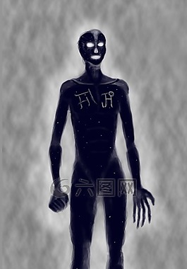 鬼,精神,數(shù)字繪畫