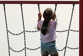 孩子,播放,女孩