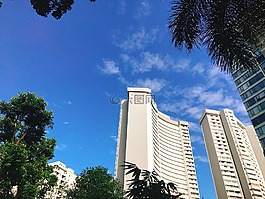 天空,藍(lán)色,建設(shè)