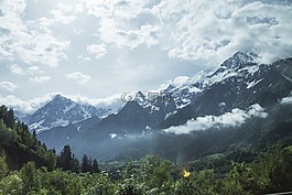 山,高峰,山谷