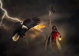 鳥,幻想,神秘