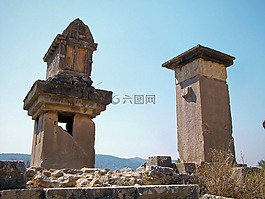 老,廢墟,石