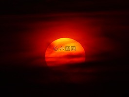 太陽,日落,abendstimmung