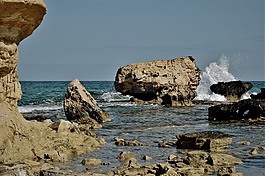 巖質(zhì)海岸,石,海濱
