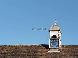 時鐘,時間,天空