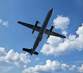 飛機(jī),螺旋槳,飛