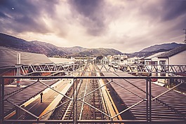 鐵路,火車鐵軌,火車站