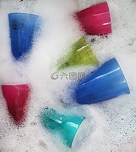 菜,洗滌劑,海綿