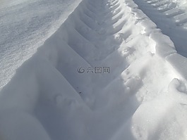 斯諾巷,輪胎軌道,寒冬