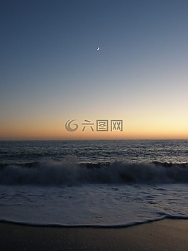 海,海灘,波浪