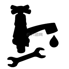 水龍頭,自來(lái)水,扳手