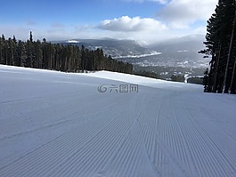 滑雪,科罗拉多州,breckenrigde