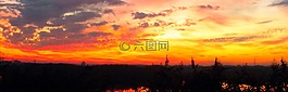 日落,天空,太陽(yáng)