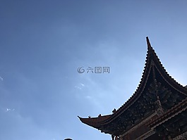云南,藍(lán)天,古鎮(zhèn)