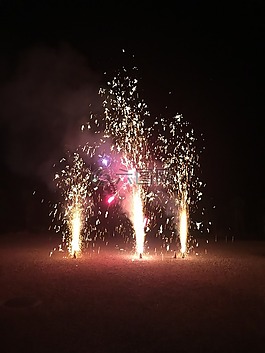 煙花爆竹,火山,光