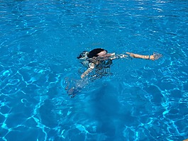 水,池,游泳