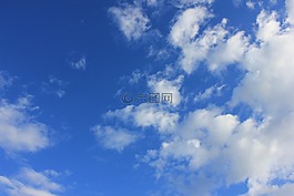 云,藍(lán)色,白
