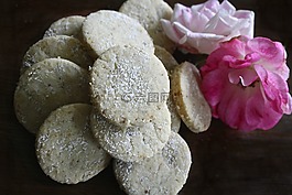 餅干,花,甜點(diǎn)