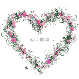 愛(ài)情,心臟,鮮花