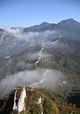 长城,云雾,箭扣