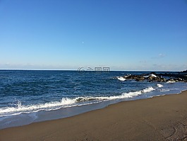 海,波,海灘