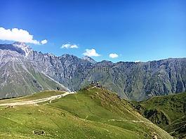 山,視圖,頂視圖