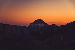 山,高峰,懸崖
