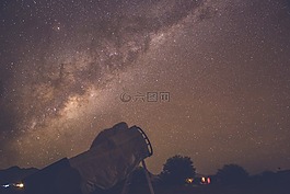 星星,銀河,空間