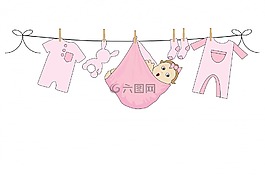 婴儿,女孩,粉红色