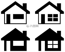 圖標(biāo),房子,房地產(chǎn)