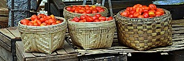 籃,蕃茄,市場(chǎng)