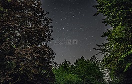 星星,夜,天空