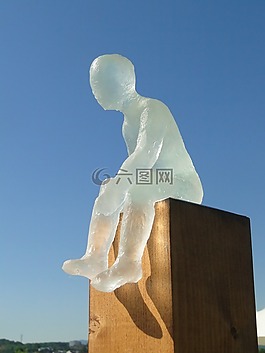 玻璃,雕塑,艺术