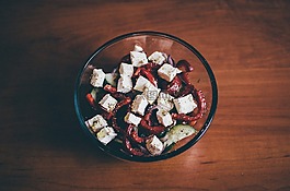 沙拉,黃瓜,辣椒